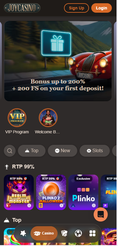 Mobile Compatibility JoyCasino