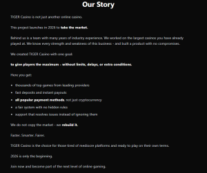 About Tiger Casino
