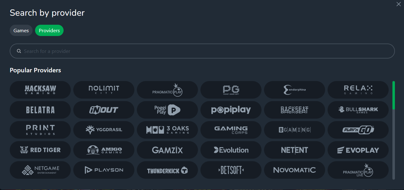 This provider mix is particularly noteworthy because it blends globally recognised studioswith providers that carry strong appeal in CIS markets — names like Igrosoft, Unicum, Megajack, and Belatra, whose titles are deeply familiar to players in Russia, Kazakhstan, and neighbouring countries.