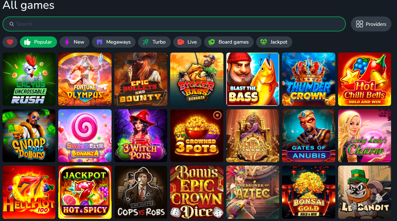 One of Cactus Casino's most impressive features is the sheer scale of its game catalogue.